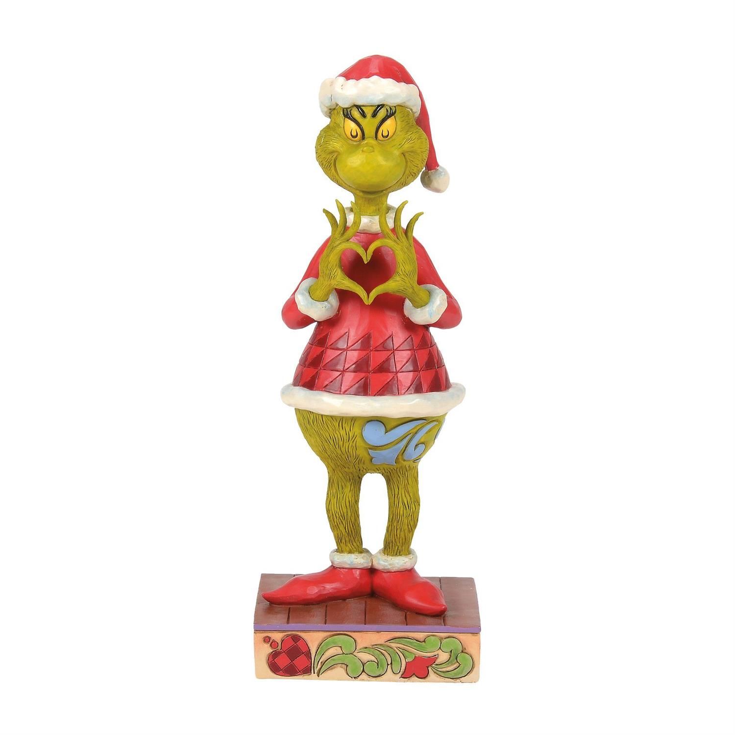 PRE-ORDER Grinch With Heart Hands By: The Grinch Jim Shore *SHIPS 7/2025* NEW 2025