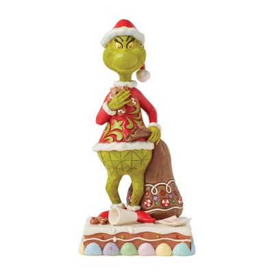 PRE-ORDER Grinch Eating Gingerbread Man Cookie By: The Grinch Jim Shore *SHIPS 7/2025* NEW 2025