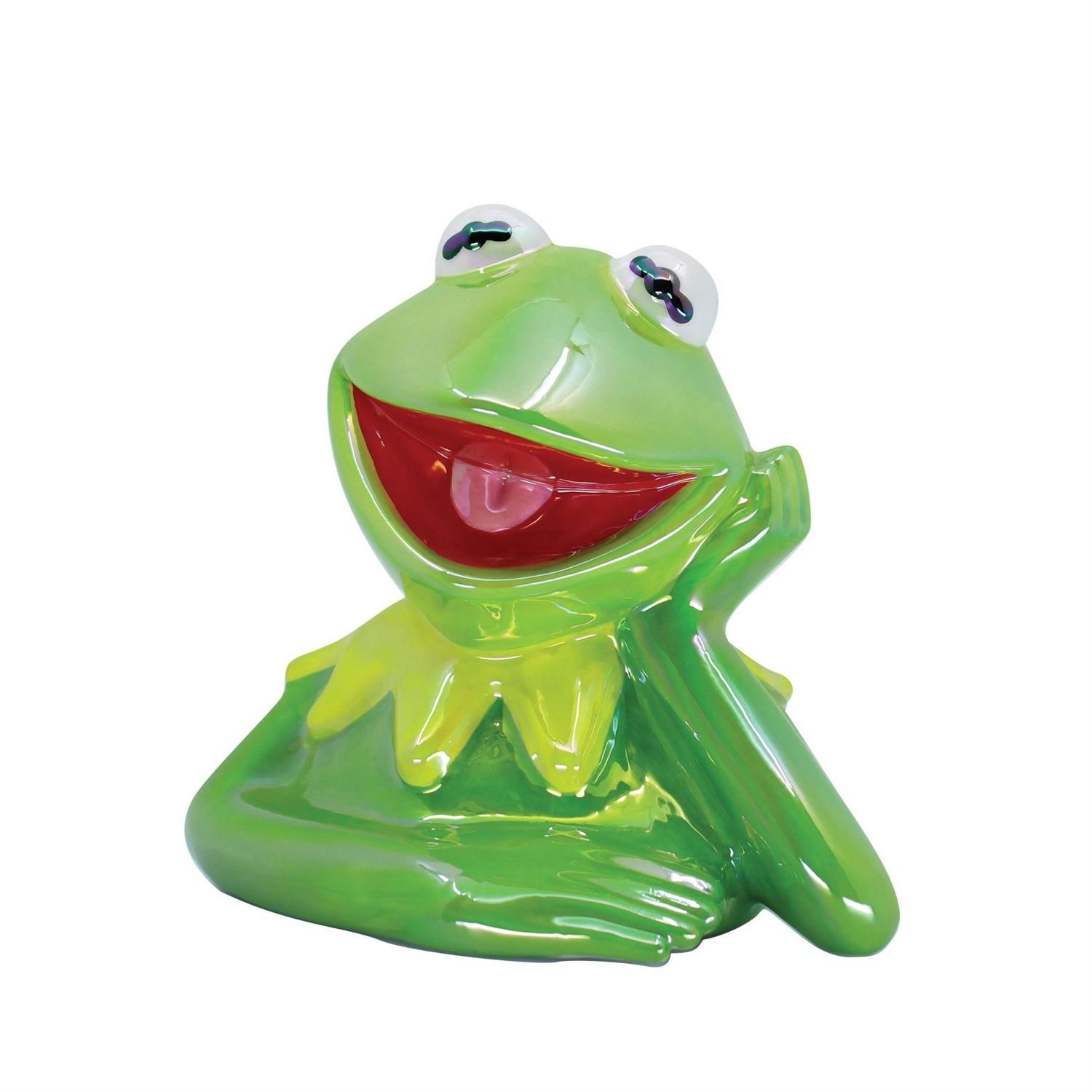 PRE-ORDER Kermit The Frog Ceramic Piggy Bank  By: Disney Showcase *SHIPS 8/2025* NEW 2025