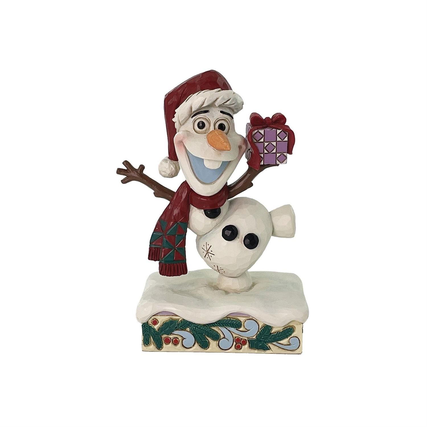 PRE-ORDER Olaf Christmas Personality Pose By: Disney Traditions Jim Shore *SHIPS 6/2025* NEW 2025