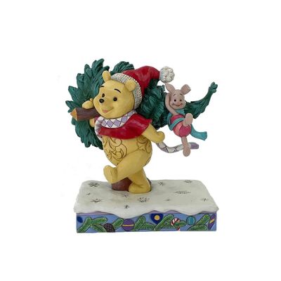 PRE-ORDER Pooh &amp; Piglet Christmas Tree By: Disney Traditions Jim Shore *SHIPS 6/2025* NEW 2025