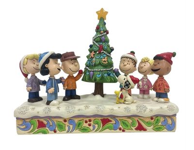 PRE-ORDER Peanuts Gang Decorating Tree By: Peanuts Jim Shore *SHIPS 8/2025* NEW 2025