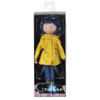 Coraline Raincoat &amp; Boots Action Figure Doll 7.5&quot; By: Neca