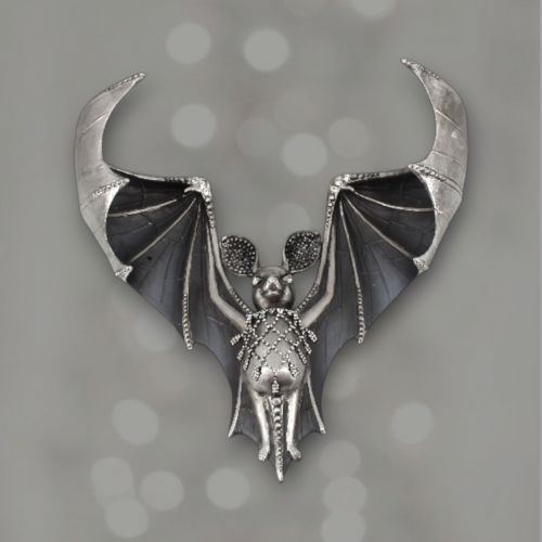 PRE-ORDER 12.5&quot; Hanging Bat Halloween Decor *SHIPS 7/2025* NEW 2025