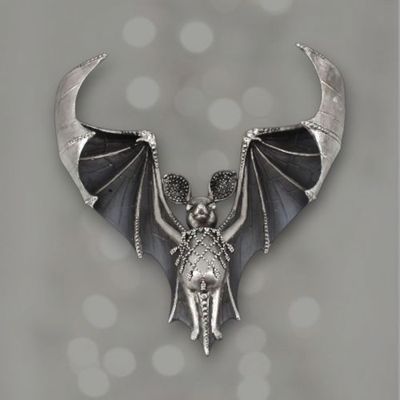PRE-ORDER 12.5&quot; Hanging Bat Halloween Decor *SHIPS 7/2025* NEW 2025