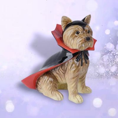 14&quot; Vampire Yorkie Halloween Decor *SHIPS WITHIN 10 DAYS* NEW 2025