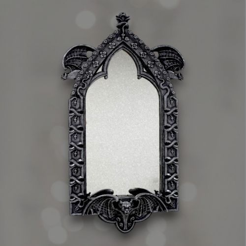 PRE-ORDER 42&quot; Resin Bat Mirror Halloween Decor *SHIPS 7/2025* NEW 2025