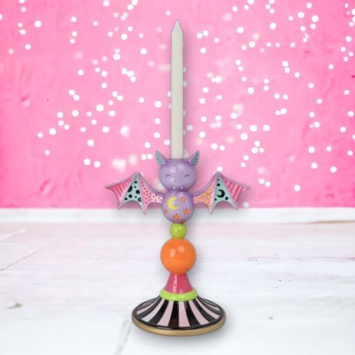 11.5&quot; Bat Candle Holder Halloween Decor NEW 2025