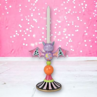 11.5&quot; Bat Candle Holder Halloween Decor NEW 2025