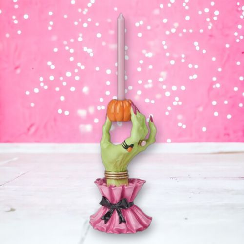 PRE-ORDER 10&quot; Right Witch Hand Candle Holder Halloween Decor *SHIPS 7/2025* NEW 2025