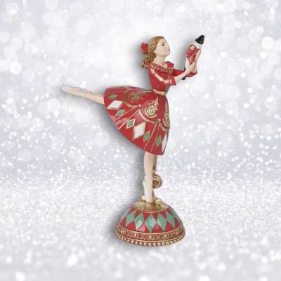 PRE-ORDER 8.5&quot; Clara On Drum Christmas Decor *SHIPS 8/2025* NEW 2025