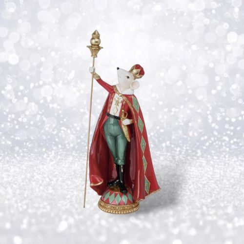 PRE-ORDER 13.5&quot; Mouse King Christmas Decor *SHIPS 8/2025* NEW 2025
