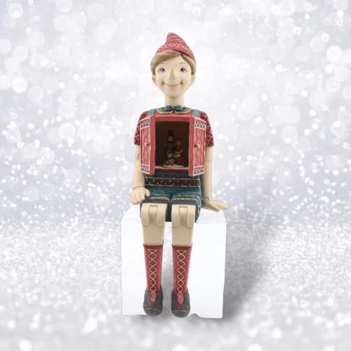 PRE-ORDER 18&quot; Pinocchio With Music Box Christmas Decor *SHIPS 8/2025* NEW 2025