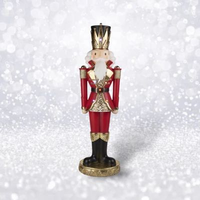 PRE-ORDER 48&quot; Red/Gold Nutcracker Christmas Decor *SHIPS 8/2025* NEW 2025