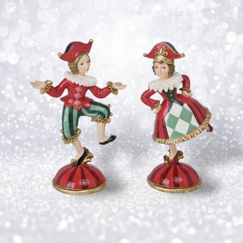 PRE-ORDER Dancing Children Set Of 2 Christmas Decor *SHIPS 8/2025* NEW 2025