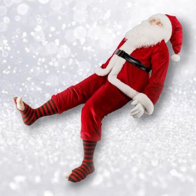 PRE-ORDER 72&quot; Santa Lounging Christmas Decor *SHIPS 8/2025* NEW 2025