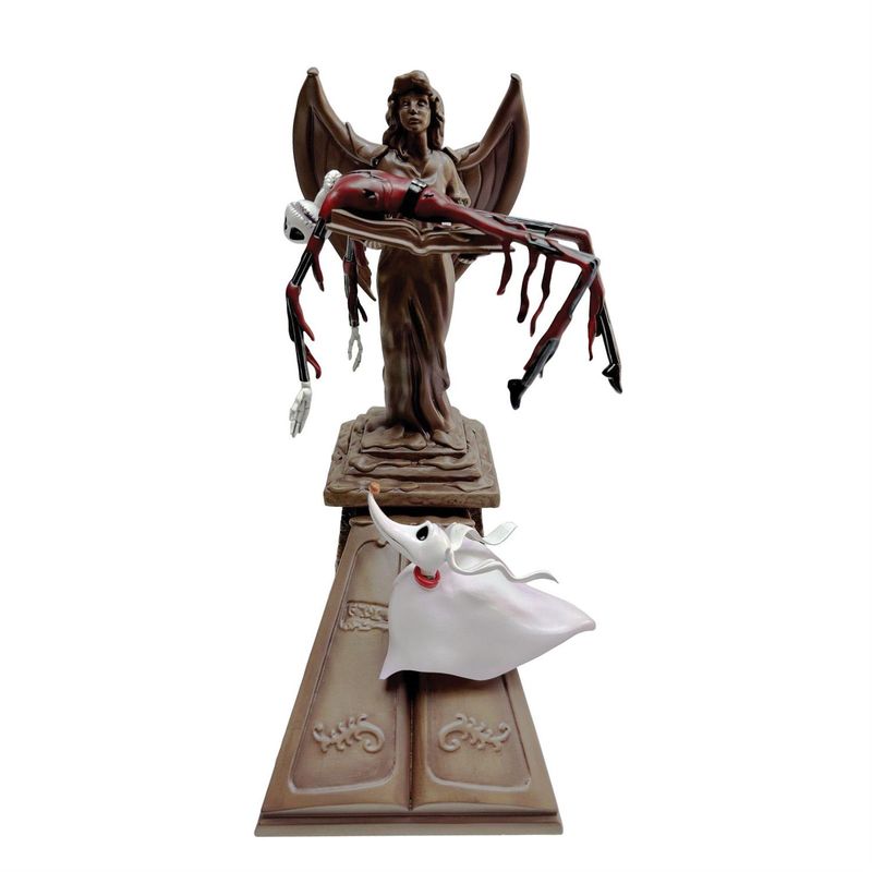 Santa Jack &amp; Light-Up Zero Graveyard Scene By: Disney Showcase NEW 2025