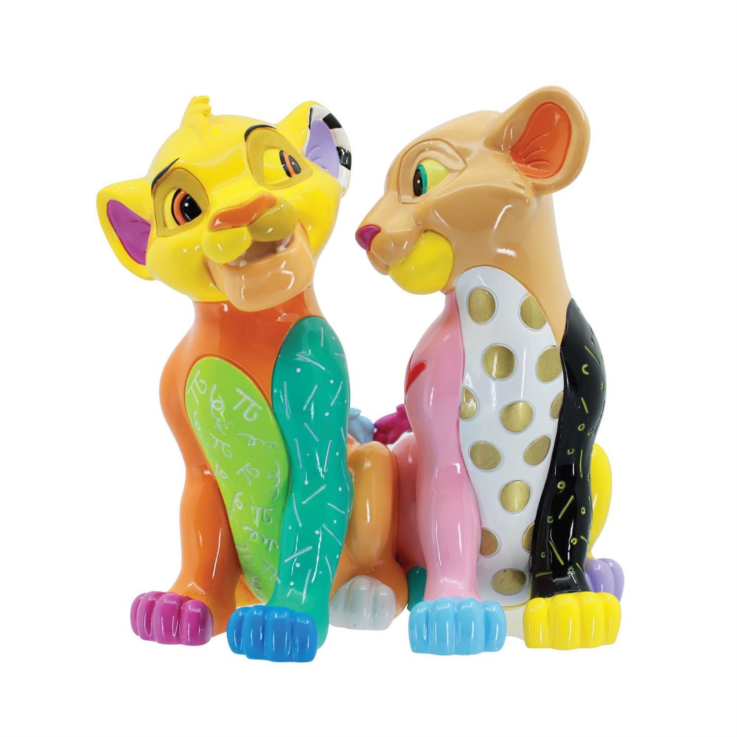 PRE-ORDER Simba &amp; Nala The Lion King By: Romero Britto *SHIPS 8/2025* NEW 2025