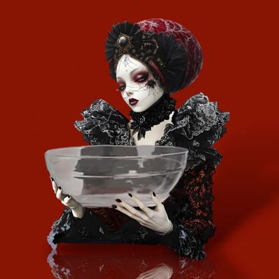PRE-ORDER Blood Moon Wedding Bride Candy Server  Halloween Decor *SHIPS 7/2025* NEW 2025