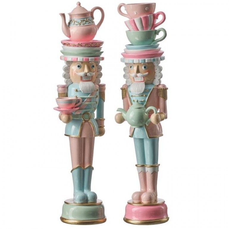 PRE-ORDER 16&quot; RESIN DESSERT TOY SOLDIERS SET OF 2 Christmas Decor *SHIPS 9/2025* NEW 2025