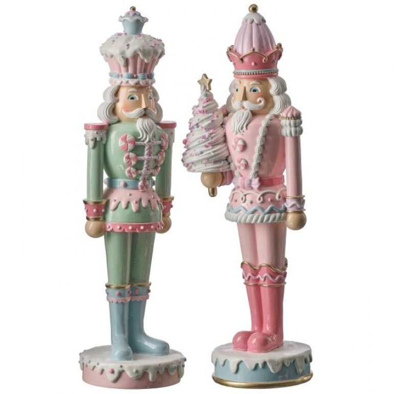 PRE-ORDER 18&quot; RESIN DESSERT TOY SOLDIERS SET OF 2 Christmas Decor *SHIPS 9/2025* NEW 2025