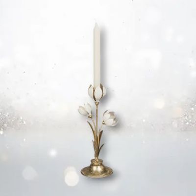 PRE-ORDER Magnolia Candleholder Christmas Decor *SHIPS 8/2025* NEW 2025