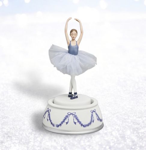 PRE-ORDER 8&quot; Blue Ballerina Musical Christmas Decor *SHIPS 8/2025* NEW 2025