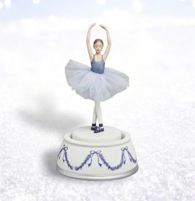 PRE-ORDER 8&quot; Blue Ballerina Musical Christmas Decor *SHIPS 8/2025* NEW 2025