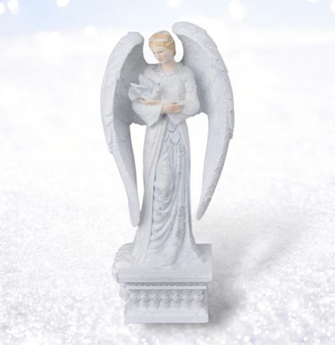 PRE-ORDER 13&quot; White Angel Christmas Decor *SHIPS 8/2025* NEW 2025