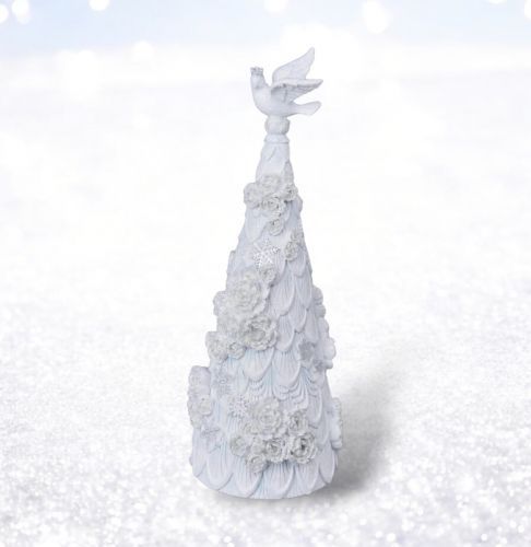 PRE-ORDER 16&quot; White Dove Christmas Tree Christmas Decor *SHIPS 8/2025* NEW 2025