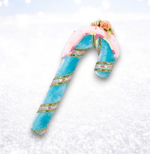 PRE-ORDER 15&quot; Blue Candy Cane Christmas Decor *SHIPS 8/2025* NEW 2025