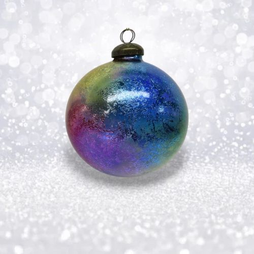PRE-ORDER 4&quot; Purple Metallic Ornament Christmas Decor *SHIPS 8/2025* NEW 2025