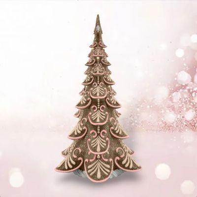 Pink Gingerbread LED Tree Christmas Decor *SHIPS WITHIN 10 DAYS* NEW 2025