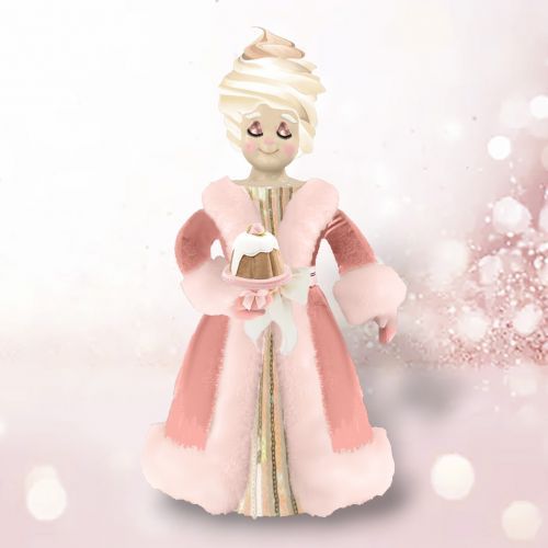 PRE-ORDER 48&quot; Pink Mrs. Claus With Cake Christmas Decor *SHIPS 8/2025* NEW 2025
