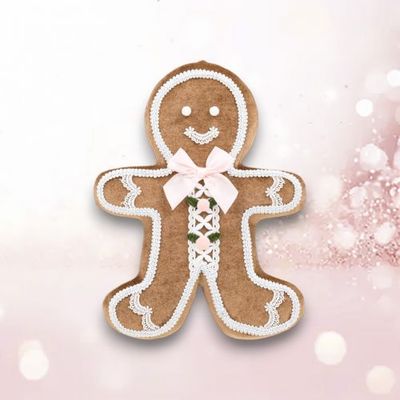 PRE-ORDER 12&quot; Gingerbread Boy Christmas Decor *SHIPS 8/2025* NEW 2025
