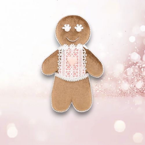 PRE-ORDER 8&quot; Gingerbread Girl Ornament Christmas Decor *SHIPS 8/2025* NEW 2025