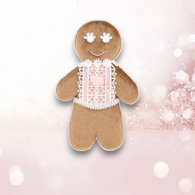 PRE-ORDER 8&quot; Gingerbread Girl Ornament Christmas Decor *SHIPS 8/2025* NEW 2025
