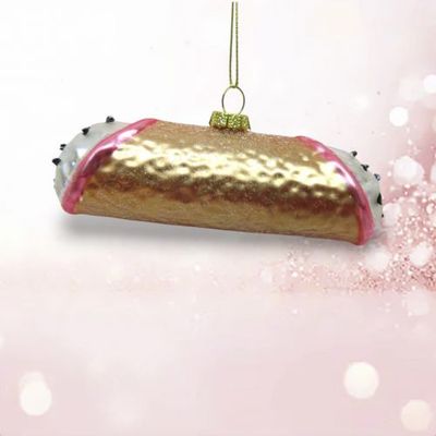 PRE-ORDER Cannoli Ornament Christmas Decor *SHIPS 8/2025* NEW 2025