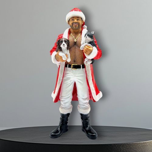 PRE-ORDER Puss &#39;N Paws Santa Bear By: Poke The Bear December Diamonds *SHIPS 9/2025* NEW 2025