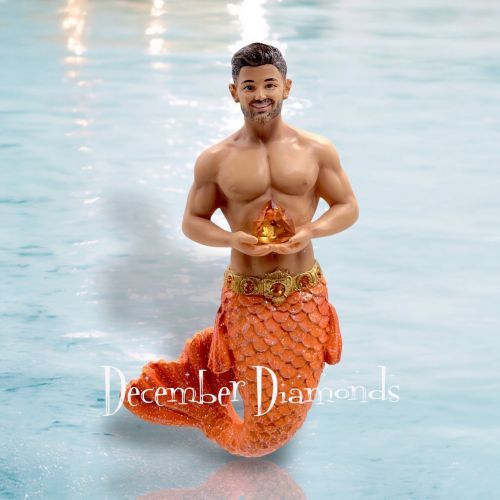 PRE-ORDER 4.5&quot; November Citrine Merman By: Gay Mermen December Diamonds *SHIPS 9/2025* NEW 2025
