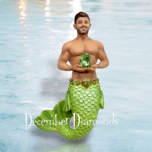 PRE-ORDER 4.5&quot; August Peridot Merman By: Gay Mermen December Diamonds *SHIPS 9/2025* NEW 2025