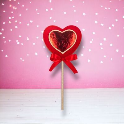 PRE-ORDER 16&quot; Red Heart Pick Set Of 3 Valentines Day Decor *SHIPS 1/2026* NEW 2026