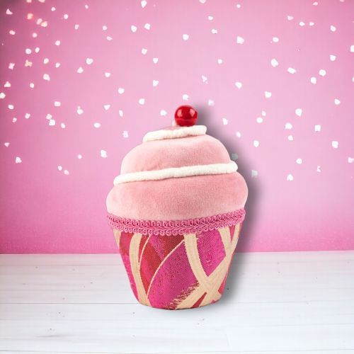 PRE-ORDER 6&quot; Pink Swirl Cupcake Set Of 2 Valentines Day Decor *SHIPS 1/2026* NEW 2026