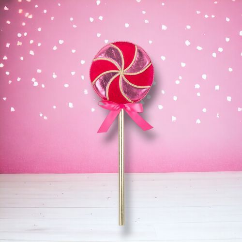 PRE-ORDER 19&quot; Red Swirl Lollipop Set Of 3 Valentines Day Decor *SHIPS 1/2026* NEW 2026
