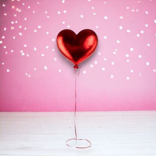 PRE-ORDER 14&quot; Red Hanging Heart Balloon Valentines Day Decor *SHIPS 1/2026* NEW 2026
