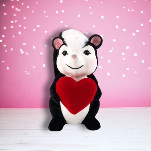 PRE-ORDER 12.5&quot; Smiling Skunk With Heart Valentines Day Decor *SHIPS 1/2026* NEW 2026