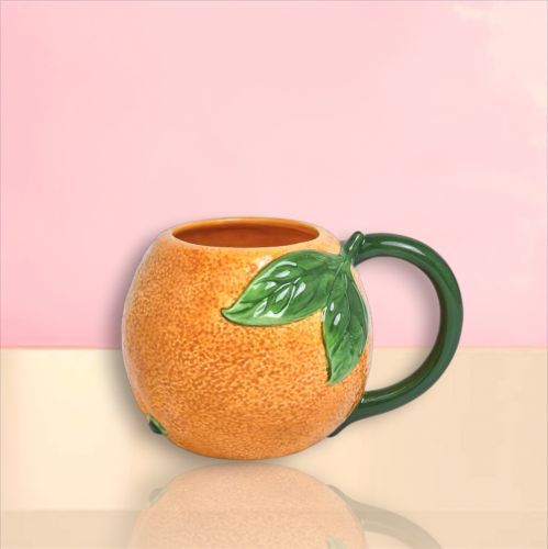 PRE-ORDER 6&quot; Orange Mug Set Of 4 *SHIPS 3/2026* NEW 2026