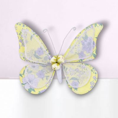 PRE-ORDER 11&quot; Floral Pattern Butterfly Set Of 2 Easter Decor *SHIPS 2/2026* NEW 2026