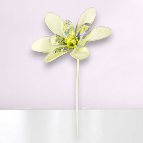 PRE-ORDER 22&quot; Violet Floral Yellow Flower Pick Set Of 2 Easter Decor *SHIPS 2/2026* NEW 2026