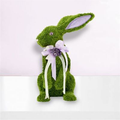 PRE-ORDER 17&quot; Green Garden Bunny Standing Easter Decor *SHIPS 2/2026* NEW 2026